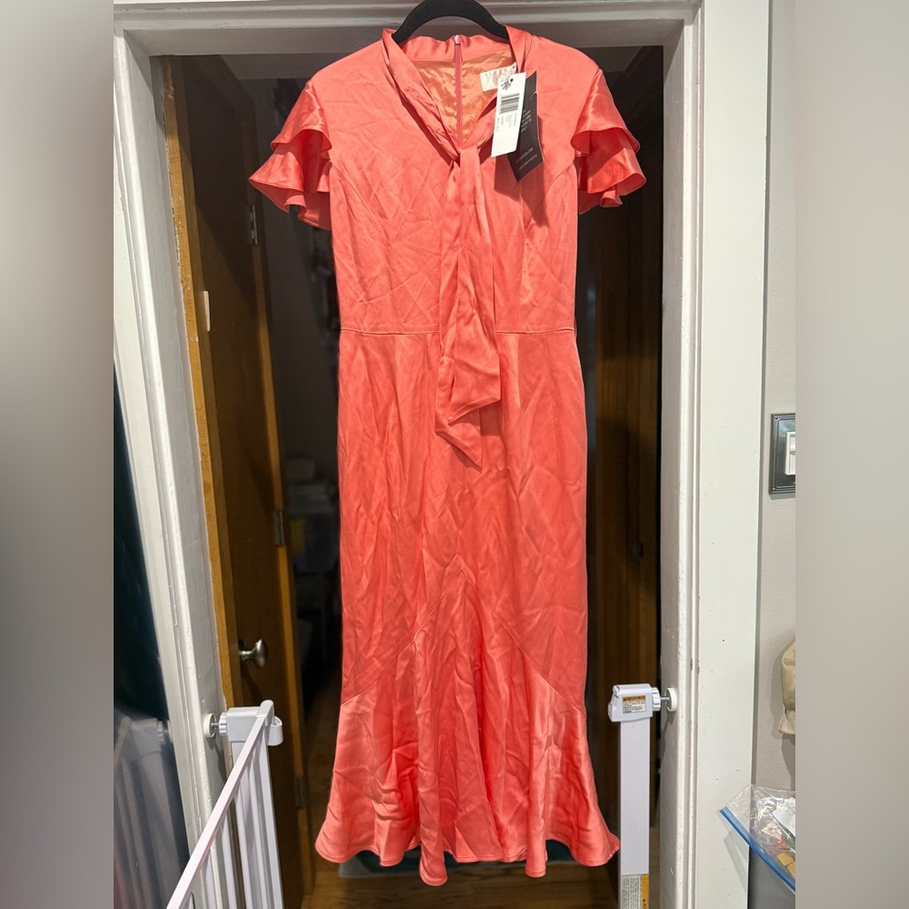 NWT elegant Goat couture peach maxi dress. Absolutely stunning* - Picture 2 of 6